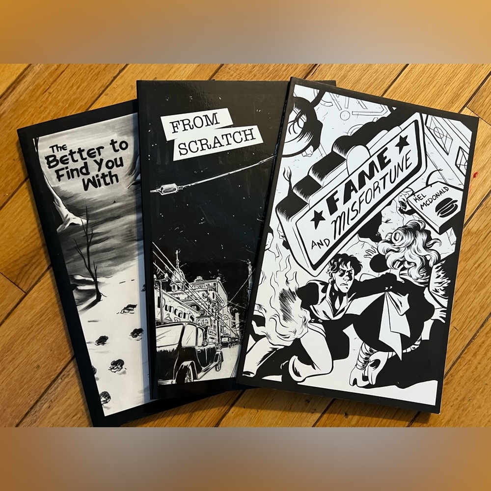 A Lot Of 3 Graphic Novels By Kel McDonald. In like- new condition.